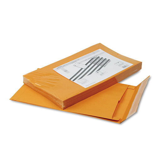 Image of Quality Park Redi-Strip Kraft Expansion Envelope, #15, Square Flap, Redi-Strip Adhesive Closure, 10 x 15, Brown Kraft, 25/Pack