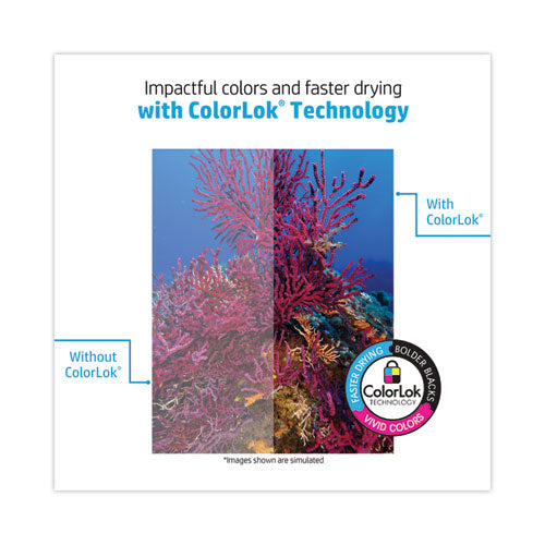Image of HP Papers MultiPurpose20 Paper, 96 Bright, 20 lb Bond Weight, 8.5 x 11, White, 500 Sheets/Ream, 5 Reams/Carton