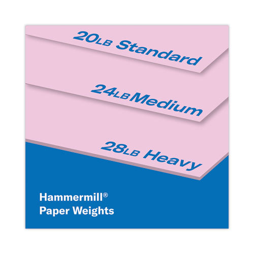 Image of Hammermill® Colors Print Paper, 20 lb Bond Weight, 8.5 x 11, Lilac, 500 Sheets/Ream, 10 Reams/Carton