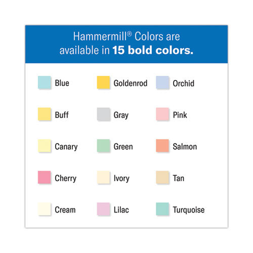 Image of Hammermill® Colors Print Paper, 20 lb Bond Weight, 8.5 x 11, Gray, 500 Sheets/Ream, 10 Reams/Carton