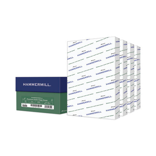 Image of Hammermill® Premium Color Copy Cover, 100 Bright, 80 lb Cover Weight, 18 x 12, 250 Sheets/Pack, 4 Packs/Carton