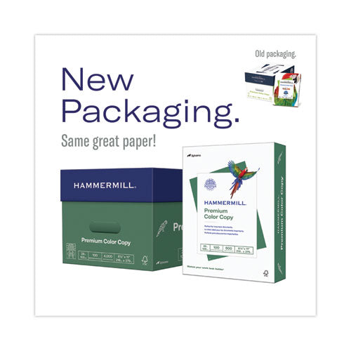 Image of Hammermill® Premium Color Copy Print Paper, 100 Bright, 28 lb Bond Weight, 8.5 x 11, Photo White, 500 Sheets/Ream, 5 Reams/Carton