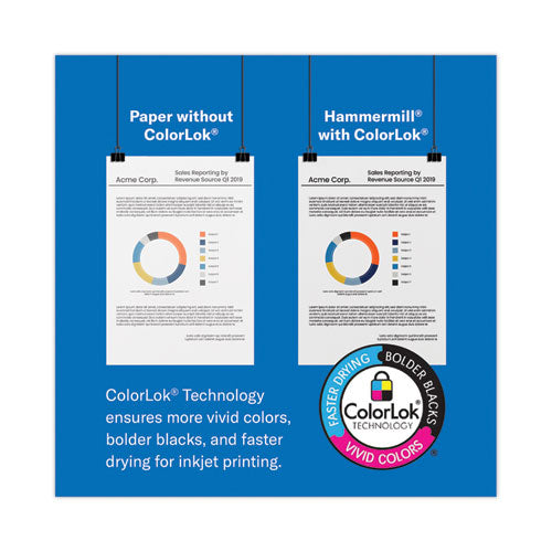Image of Hammermill® Copy Plus Print Paper, 92 Bright, 20 lb Bond Weight, 8.5 x 11, White, 500 Sheets/Ream, 10 Reams/Carton, 40 Cartons/Pallet