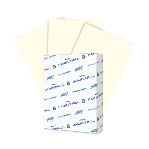 Image of Hammermill® Colors Print Paper, 20 lb Bond Weight, 8.5 x 11, Cream, 500/Ream
