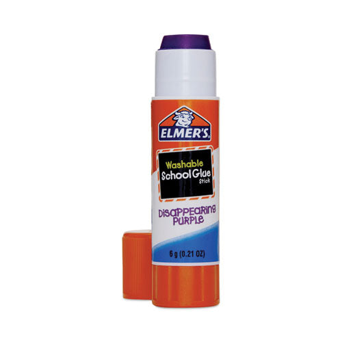 Image of Elmer's® Disappearing Purple School Glue Stick, 0.21 oz, Dries Clear, 12/Pack