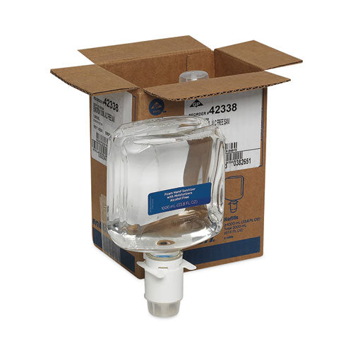 Image of Georgia Pacific® Professional enMotion Gen2 Moisturizing Foam Hand Sanitizer Dispenser Refill, 1,000 mL Bottle, Fragrance-Free, 2/Carton