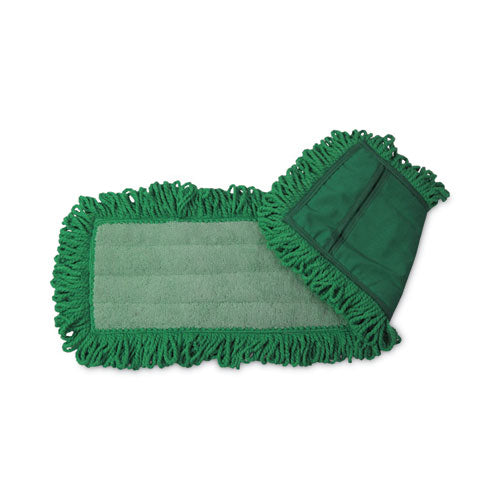 Image of O'Dell® Microfiber Dust Mop Pad, 60 x 5, Green