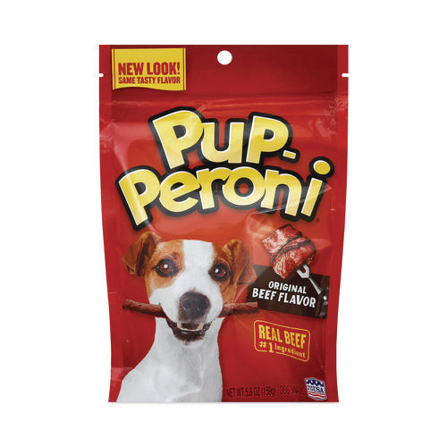 Image of Pup-Peroni® Original Beef Flavor Dog Snack Sticks, 8 oz Pouch, 8/Carton