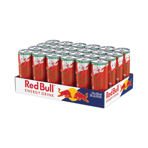 Image of Red Bull® The Red Edition Energy Drink, Watermelon, 8.4 oz Can, 24/Carton