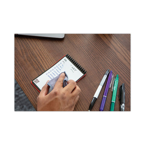 Image of Rocketbook Mini Notepad, Midnight Blue Cover, Dot Grid Rule, 3 x 5.5, White, 24 Sheets
