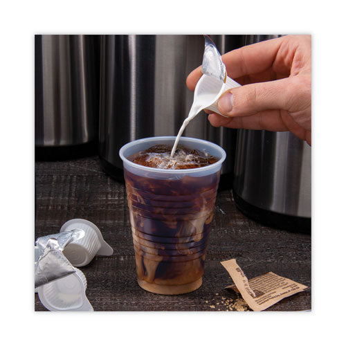 Image of Dart® High-Impact Polystyrene Cold Cups, 10 oz, Plastic, Translucent, 100/Sleeve, 25 Sleeves/Carton