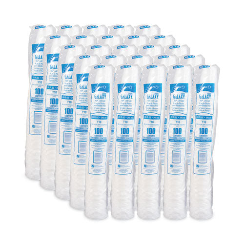 Image of Dart® Galaxy Translucent Cups, 10 oz, Plastic, 100/Pack