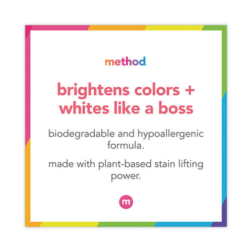 Image of Method® 4x Concentrated Laundry Detergent, Beach Sage, 53.5 Oz Bottle