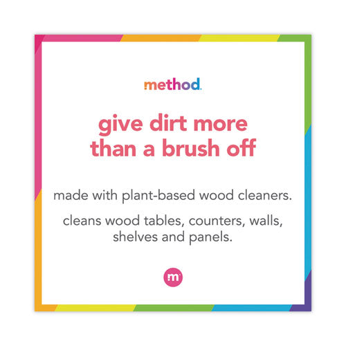 Image of Method® Daily Wood Cleaner, 28 Oz Spray Bottle, 8/carton