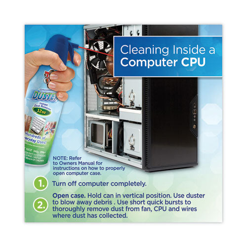 Image of Dust-Off® Disposable Compressed Air Duster, 12 Oz Can