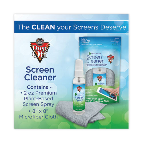 Image of Dust-Off® Laptop Computer Cleaning Kit, 50 Ml Spray/microfiber Cloth