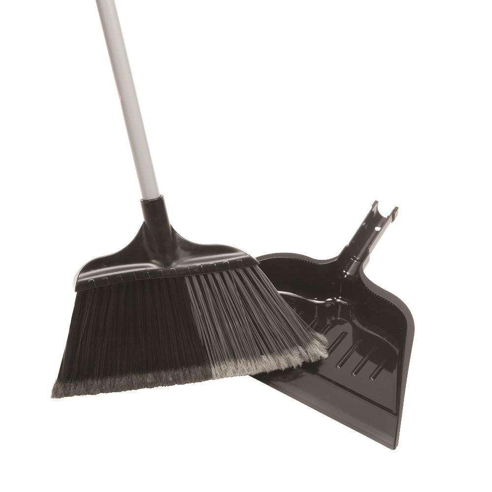 Image of Extra Wide-Angle Broom w/Dustpan