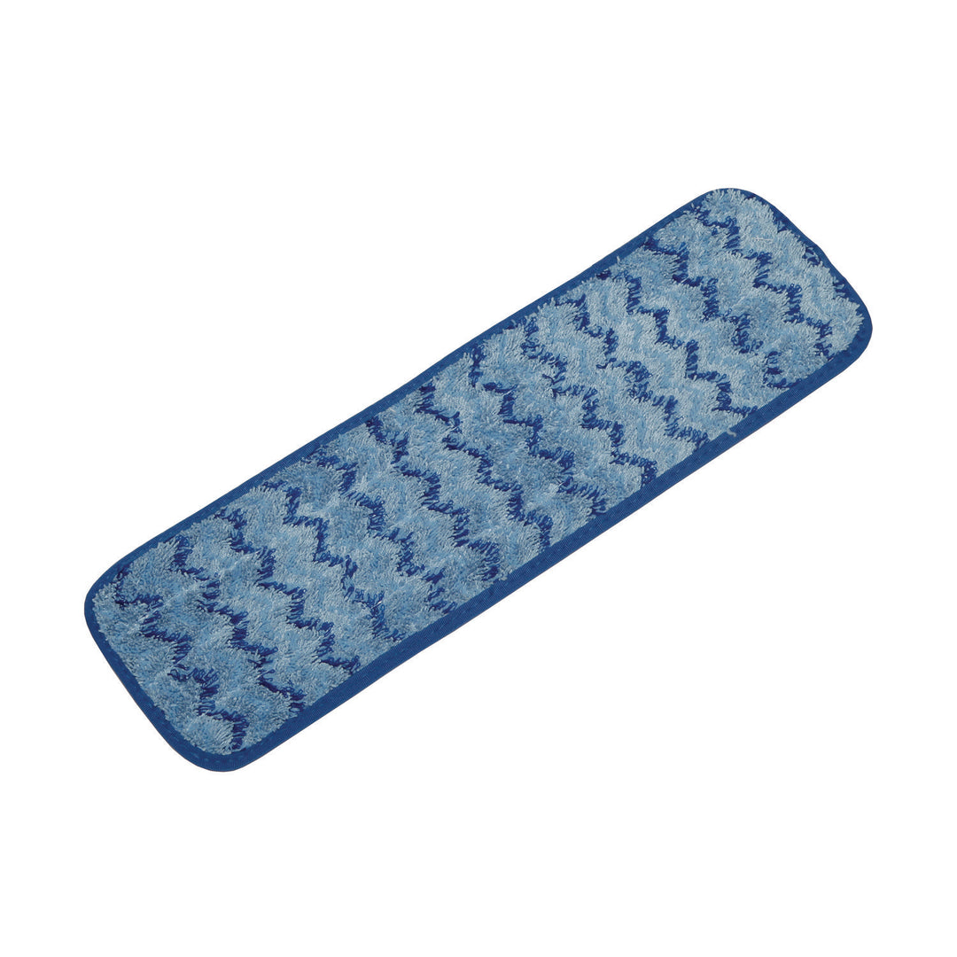 Image of Skilcraft Microfiber Flat Mop - Wet Mop - Reusable - 18" - Blue