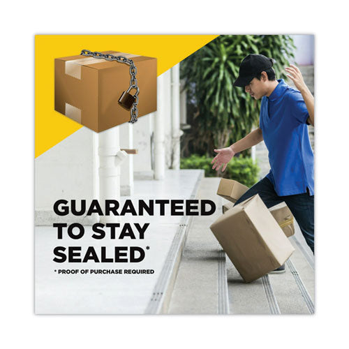 Image of Scotch® Box Lock Shipping Packaging Tape With Dispenser, 1.5" Core, 1.88" X 22.2 Yds, Clear
