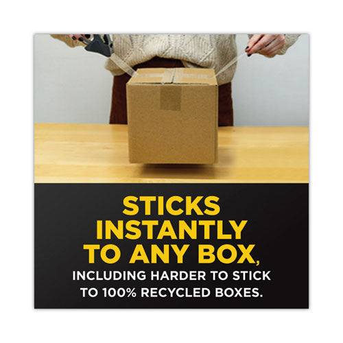 Image of Scotch® Box Lock Shipping Packaging Tape With Dispenser, 1.5" Core, 1.88" X 22.2 Yds, Clear