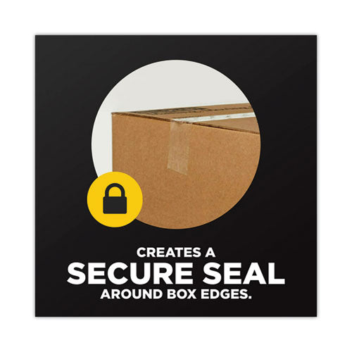 Image of Scotch® Box Lock Shipping Packaging Tape With Dispenser, 1.5" Core, 1.88" X 22.2 Yds, Clear