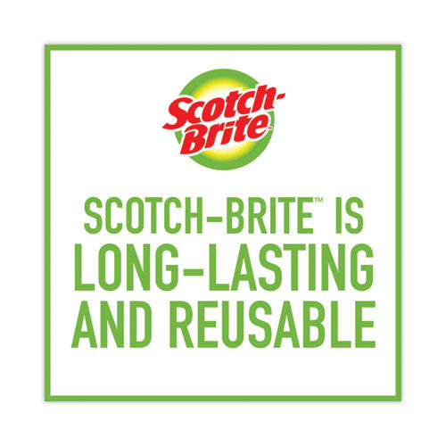 Image of Scotch-Brite® Metal Scrubbing Pads, 2.25 X 2.75, Silver, 3/pack, 8 Packs/carton