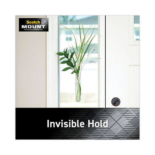Image of Scotch® Permanent Clear Mounting Tape, Holds Up To 15 Lbs, 1 X 60, Clear