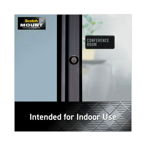 Image of Scotch® Permanent Clear Mounting Tape, Holds Up To 15 Lbs, 1 X 60, Clear