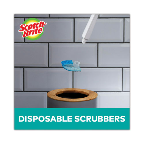 Image of Scotch-Brite® Disposable Toilet Scrubber Refill, Blue/white, 10/pack