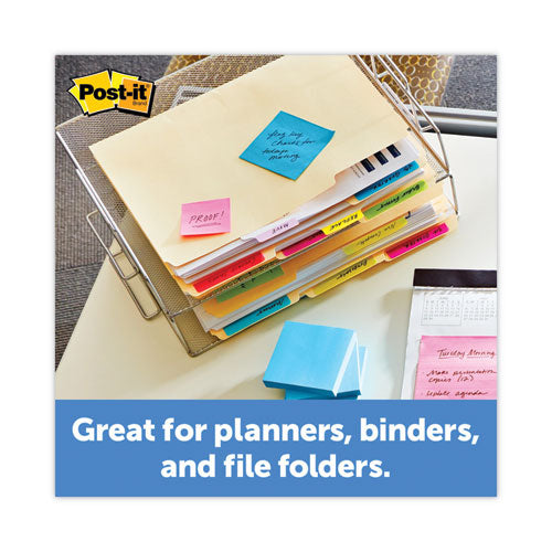 Image of Post-it® Tabs Lined Tabs, 1/5-Cut, White, 2" Wide, 50/Pack