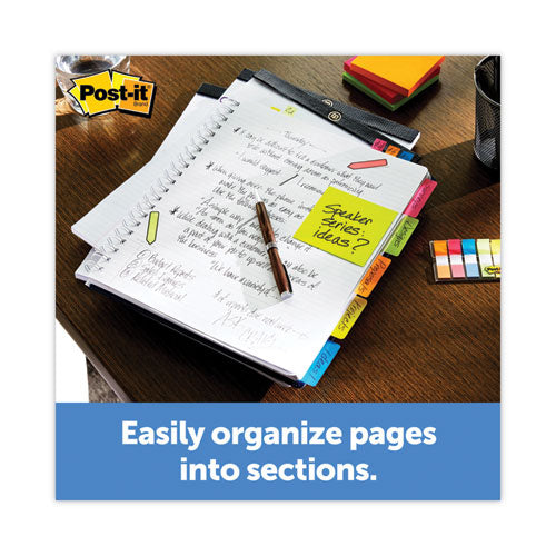 Image of Post-it® Tabs Lined Tabs, 1/5-Cut, White, 2" Wide, 50/Pack