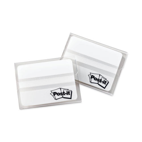 Image of Post-it® Tabs Lined Tabs, 1/5-Cut, White, 2" Wide, 50/Pack