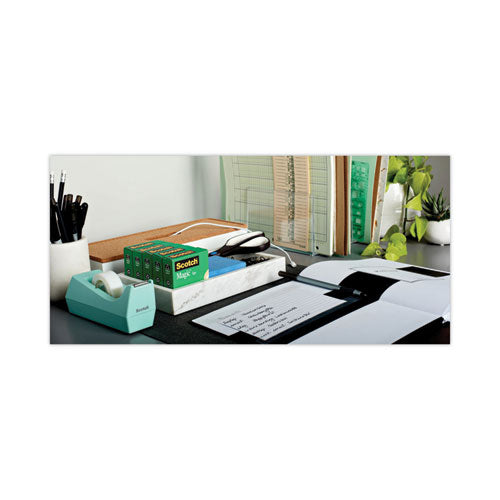 Image of Scotch® Magic Tape Desktop Dispenser Value Pack, 1" Core, 0.75" X 83.33 Ft, Clear, 10/pack