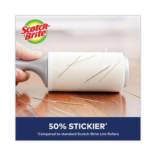 Image of Scotch-Brite 50% Stickier Lint Roller, 48 Sheets/Roll