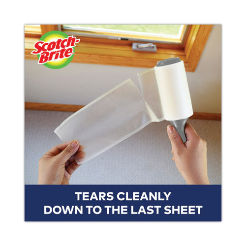 Image of Scotch-Brite 50% Stickier Lint Roller, 48 Sheets/Roll