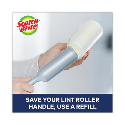 Image of Scotch-Brite 50% Stickier Lint Roller, 48 Sheets/Roll