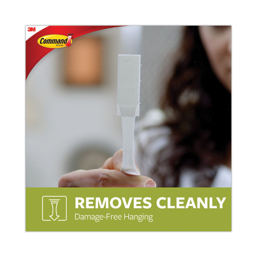 Image of Command Picture Hanging Strips, Value Pack, Medium, Removable, Holds Up To 12 Lbs, 0.75 X 2.75, White, 132 Pairs/pack