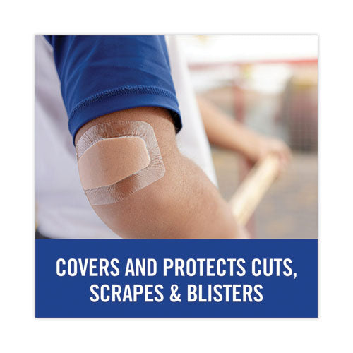 Image of 3M Nexcare Waterproof, Clear Bandages, Assorted Sizes, 50/box