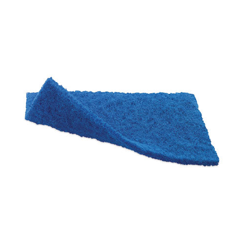 Image of Scotch-Brite® Non-Scratch Scour Pads, Size 3 X 6, Blue, 10/carton