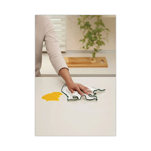 Image of Scotch-Brite Kitchen Cleaning Cloth, Microfiber, 11.4 x 12.4, White, 2/Pack, 12 Packs/Carton