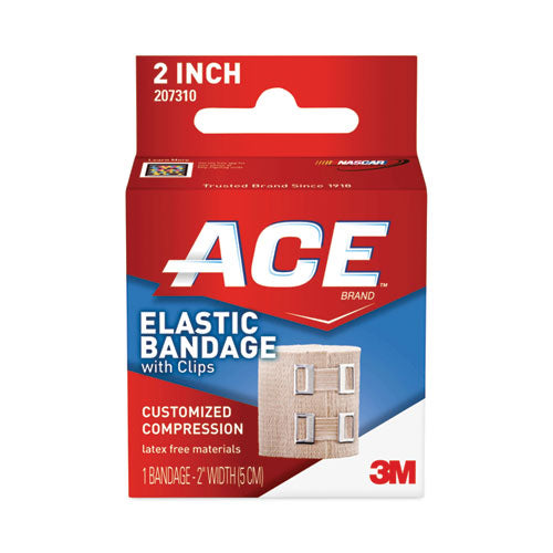 Image of ACE Elastic Bandage With E-Z Clips, 2 X 50