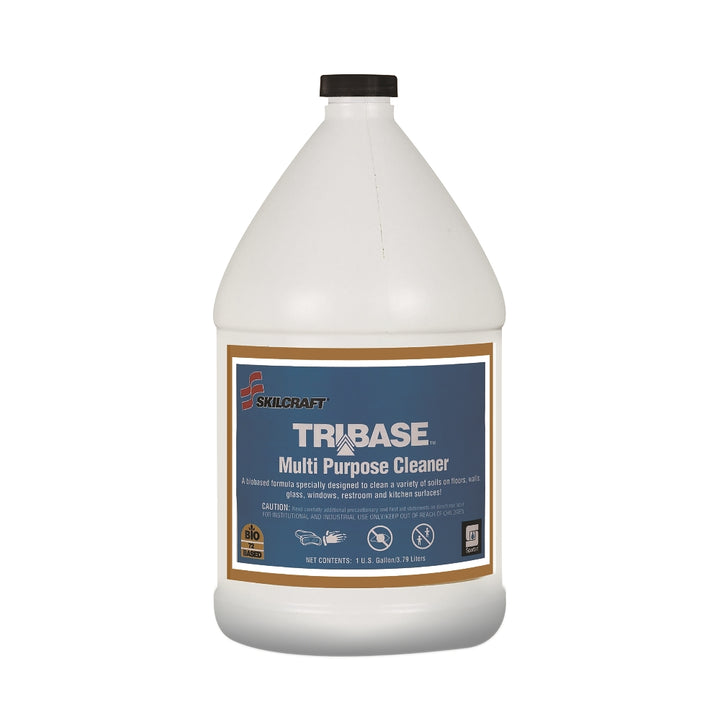 Image of Skilcraft Spartan BIORENEWABLES TriBase Multi-Purpose Cleaner, 1 Gallon Bottle