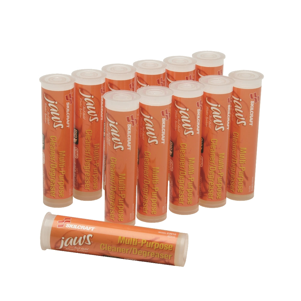 Image of Refill Cartridges for Skilcraft JAWS, Just Add Water System, Multi-Purpose Cleaner/Degreaser