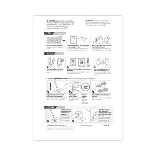Image of Command Picture Hanging Strips, Value Pack, Medium, Removable, Holds Up To 12 Lbs, 0.75 X 2.75, White, 12 Pairs/pack