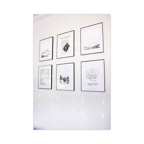 Image of Command Picture Hanging Strips, Value Pack, Medium, Removable, Holds Up To 12 Lbs, 0.75 X 2.75, White, 12 Pairs/pack