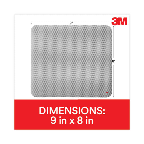 Image of 3M Precise Mouse Pad with Nonskid Back, 9 x 8, Bitmap Design