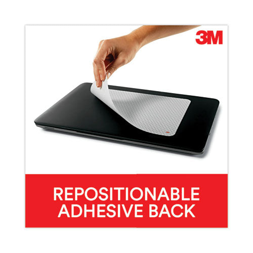 Image of 3M Precise Mouse Pad with Nonskid Repositionable Adhesive Back, 8.5 x 7, Bitmap Design