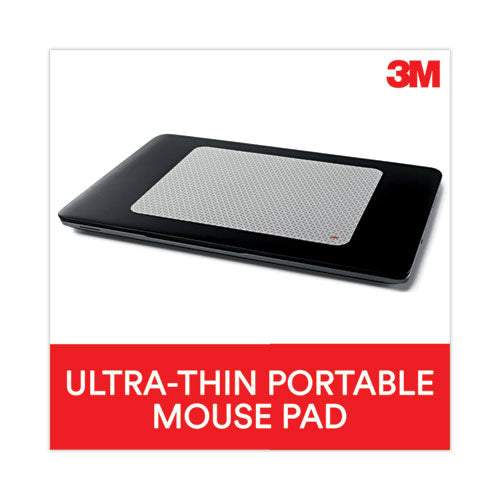 Image of 3M Precise Mouse Pad with Nonskid Repositionable Adhesive Back, 8.5 x 7, Bitmap Design