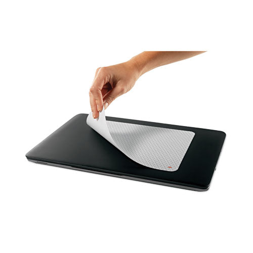 Image of 3M Precise Mouse Pad with Nonskid Repositionable Adhesive Back, 8.5 x 7, Bitmap Design