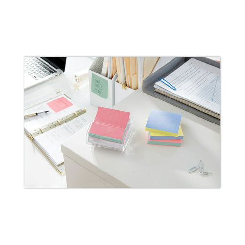 Image of Post-it® Greener Notes Original Recycled Pop-up Notes, 3 x 3, Sweet Sprinkles Collection Colors, 100 Sheets/Pad, 6 Pads/Pack